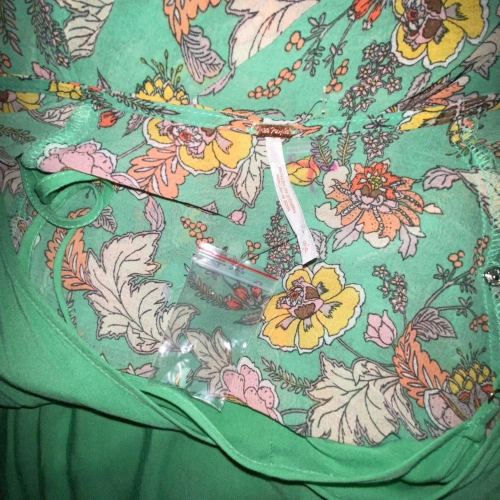 Free People Earthfolk Floral Maxi Dress in Green Combo - Picture 15 of 16